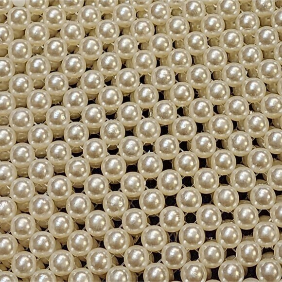 Festival Faux Pearl Crop Top Bralette Beaded Tank Cami Top - Picture 10 of 13